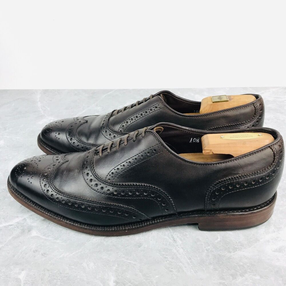 Allen Edmonds Jefferson Independence Wingtip Oxfords Mens Size‎ 10.5 Dress Shoes - Picture 5 of 12